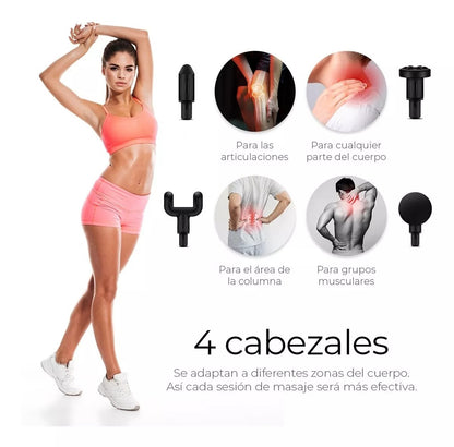 Mini Pistola Masajeadora – Alivio instantáneo para tu cuerpo